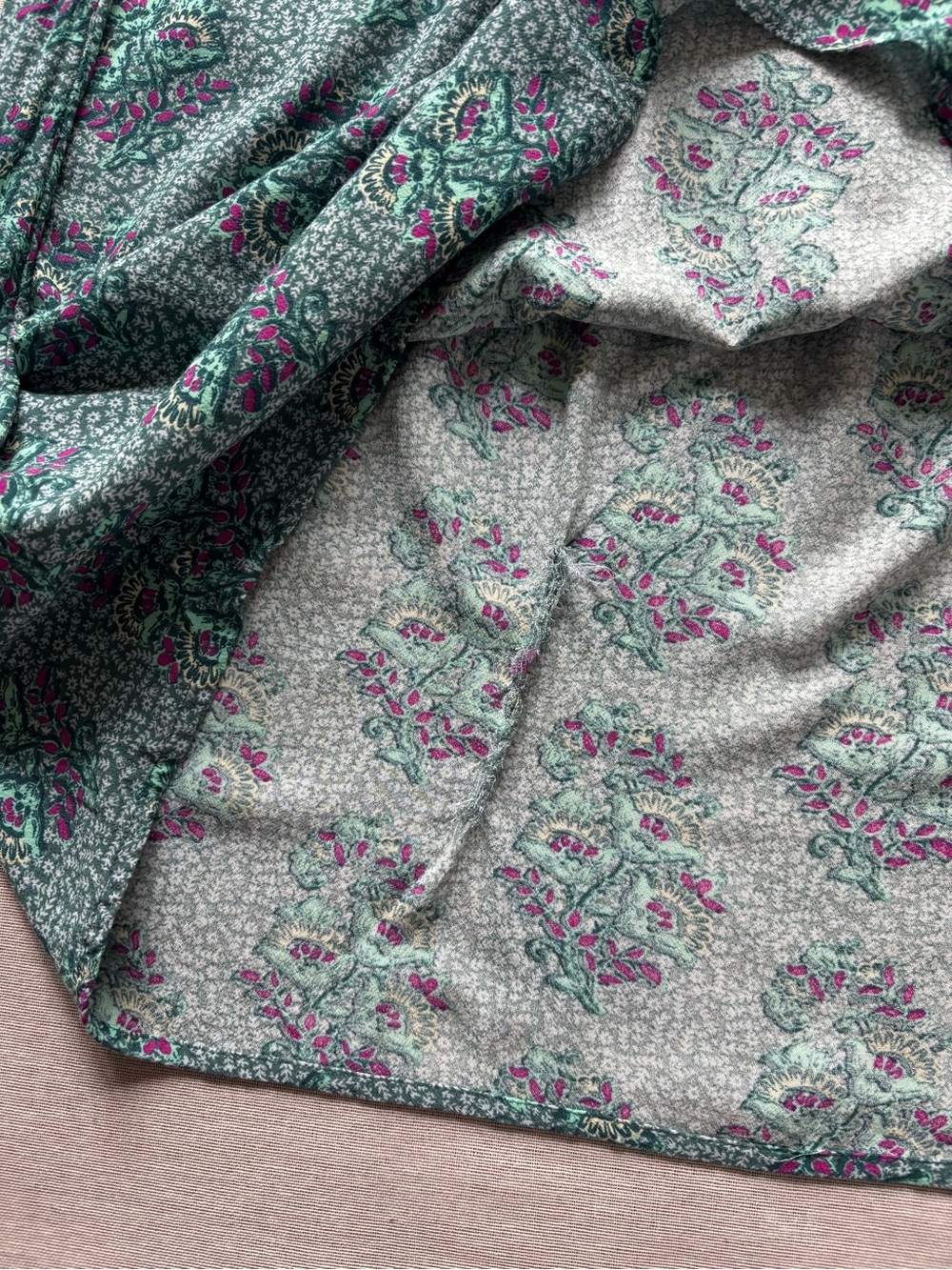 Vintage quilted boho cottagecore prairie peasant maxi dress - Picture 15 of 15